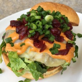 Gluten-free cheeseburger from The Counter Burger